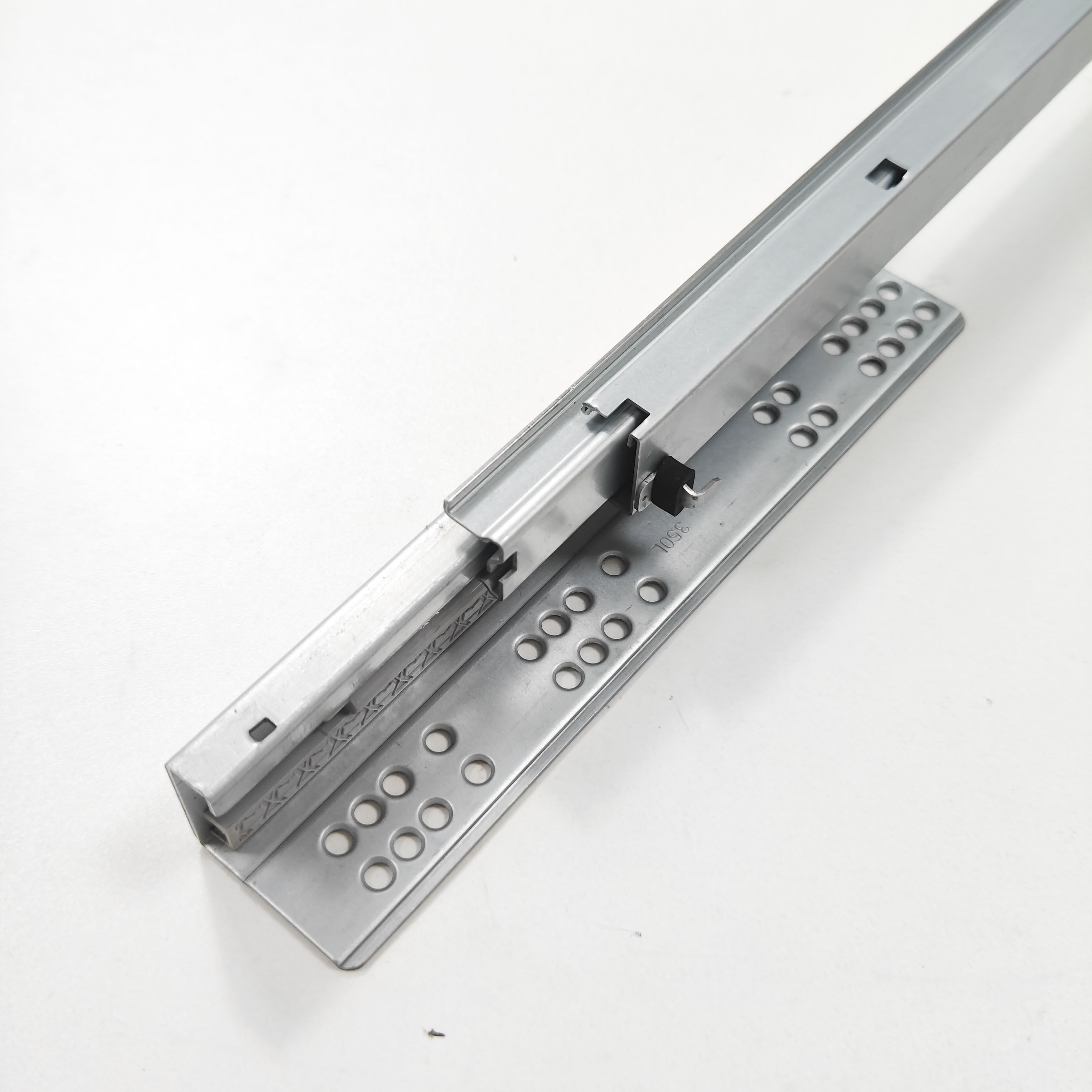 Heavy Duty 3 Fold Full Extension Drawer Slide Rail 300 Mm Length With/without Locking Function