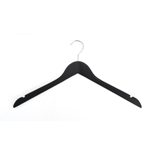 Black High Quality Skirt Hangers without Bar Manufacturer Cheap Wholesale Hot Seller Hotel Clothes Hangers Custom Logo