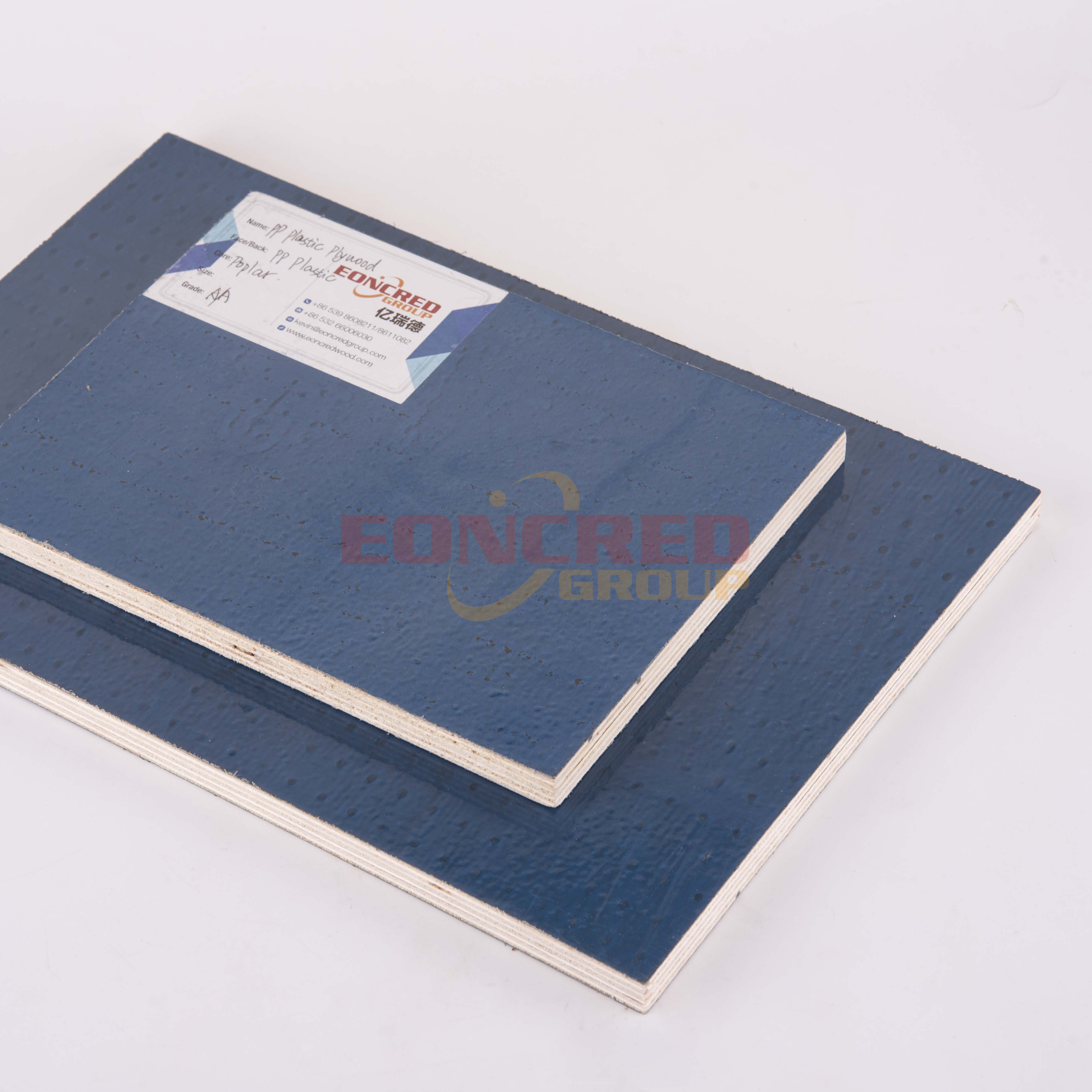 Blue Veneer Double Face Laminated Plywood