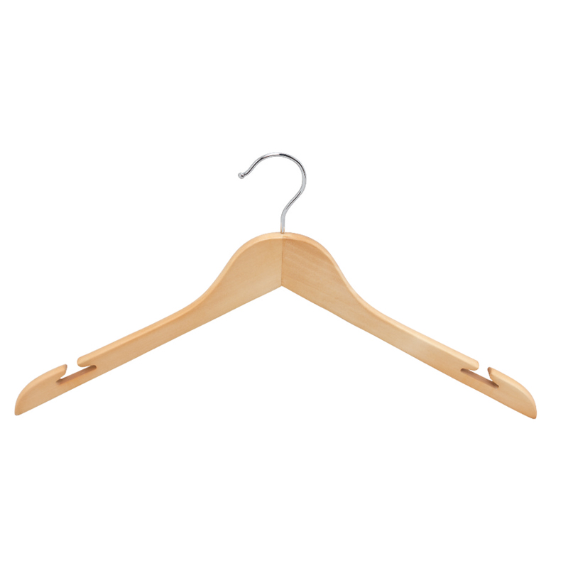 High Quality Laminated Wooden Coat Hanger Top Hanger/Bottom Hanger For Display