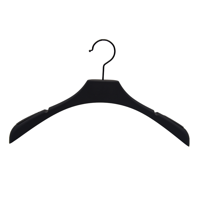 Plastic Cloth Hanger Flexible Non-slip Design Woman Coat Hanger