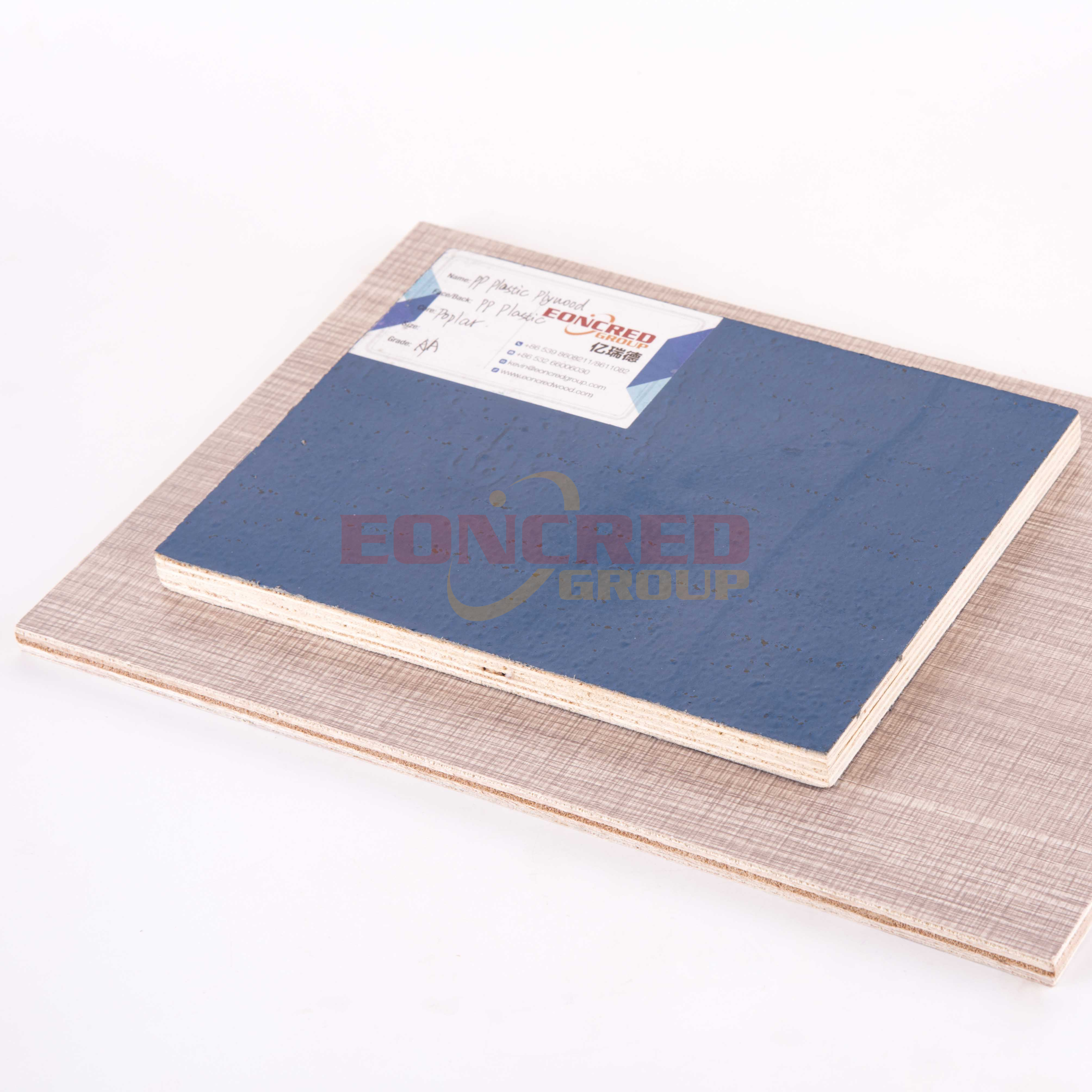 Blue Veneer Double Face Laminated Plywood